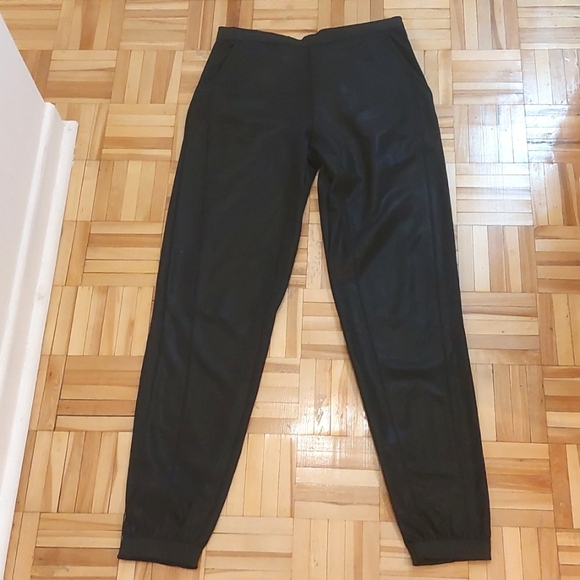 Zara faux leather joggers nwot size S - Picture 1 of 8